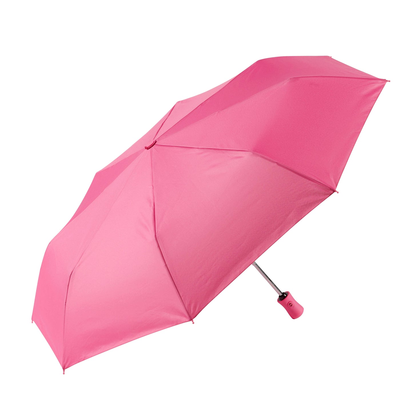 Auto Open/Close Travel Umbrella- Solid Recycled Fabric