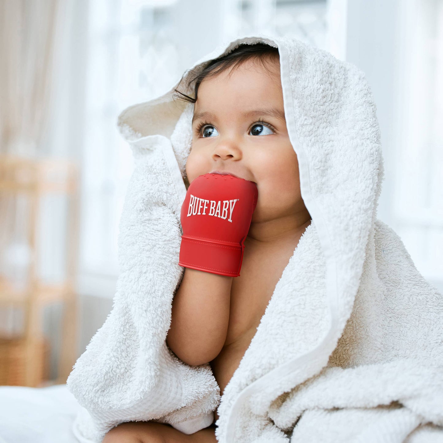 Buff Baby Boxing Glove Teething Mitt