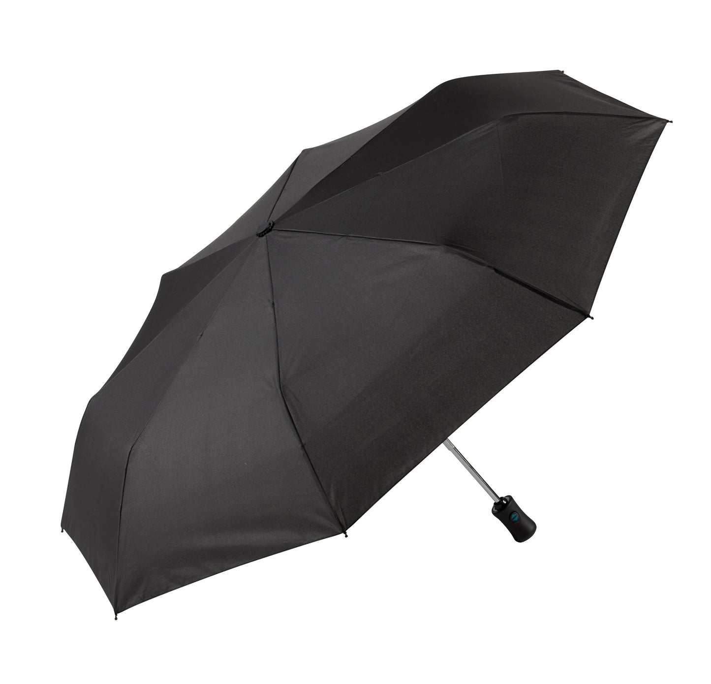 Auto Open/Close Travel Umbrella- Solid Recycled Fabric