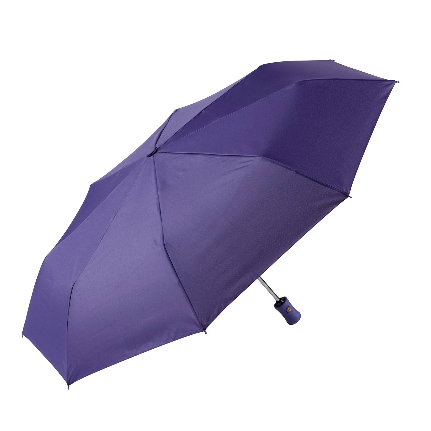 Auto Open/Close Travel Umbrella- Solid Recycled Fabric