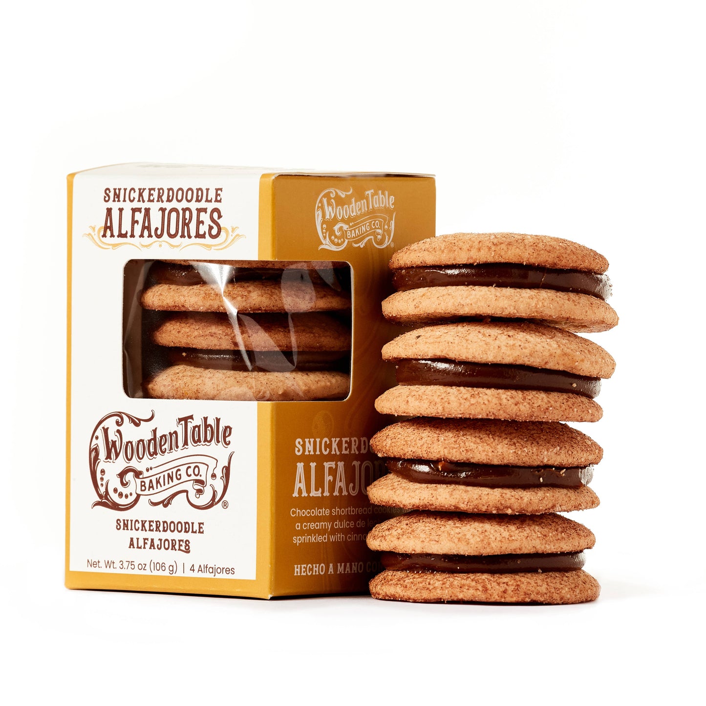 Snickerdoodle Alfajores Cookies