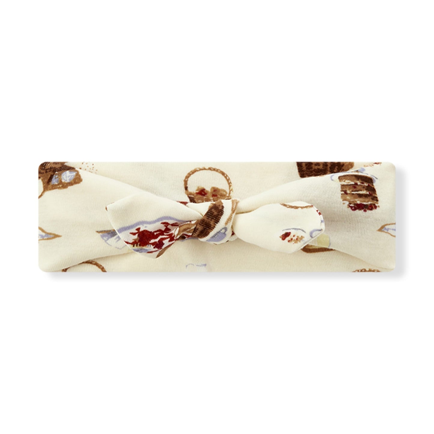 Organic Cotton Knotted Headband - Picnic