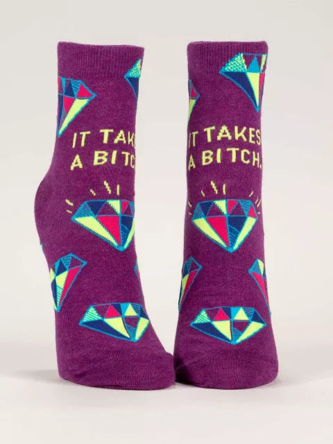 It Takes a Bitch Women's Ankle Socks