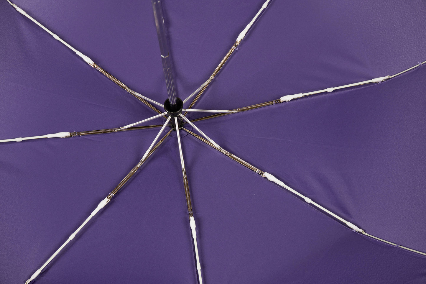 Auto Open/Close Travel Umbrella- Solid Recycled Fabric