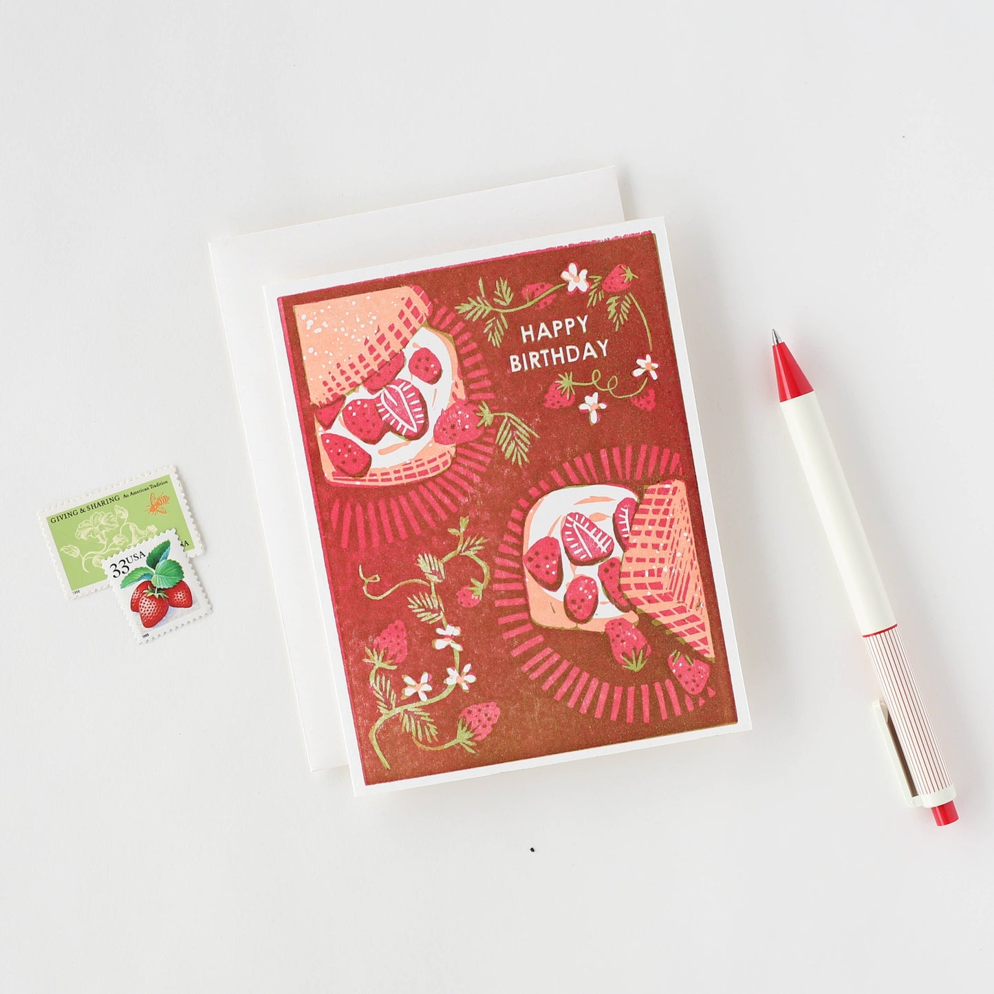 Happy Birthday (Strawberry Shortcake) Card