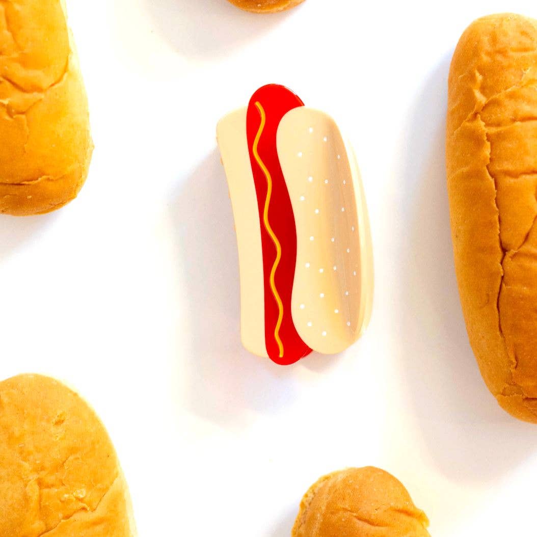 Hot Dog Hair Clip