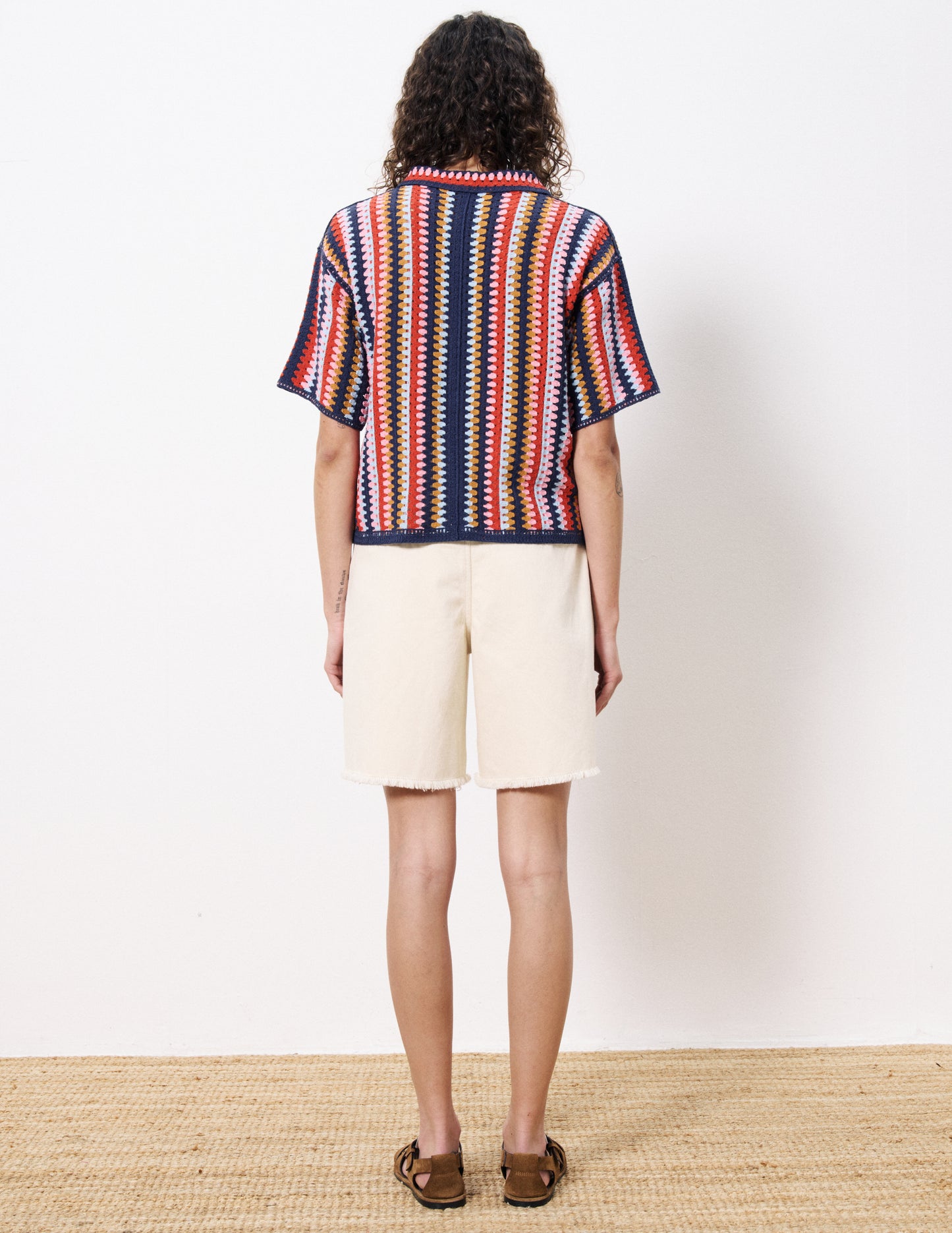 Akira Crochet Knit Top