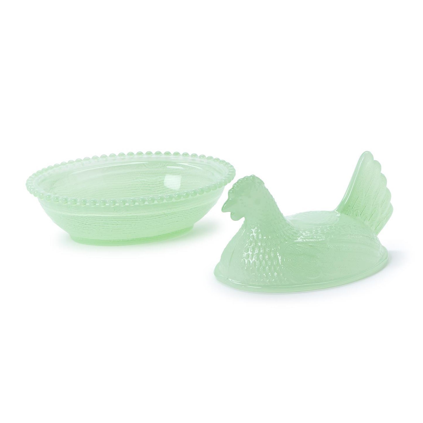 Hen on Nest Covered Dish