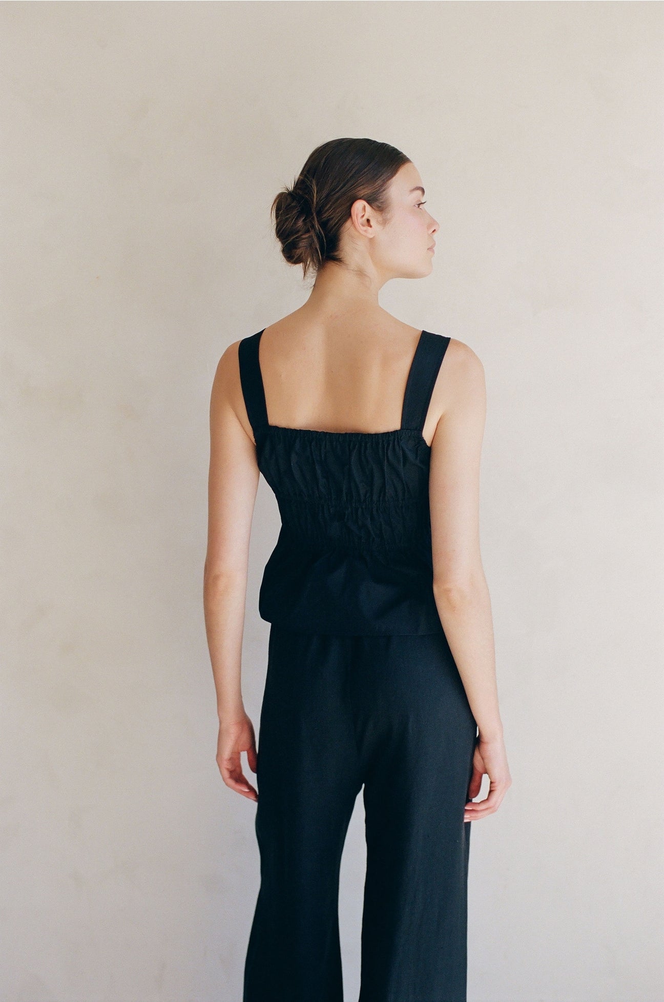 Lucille Tiered Tie Front Ruffle Hem Top