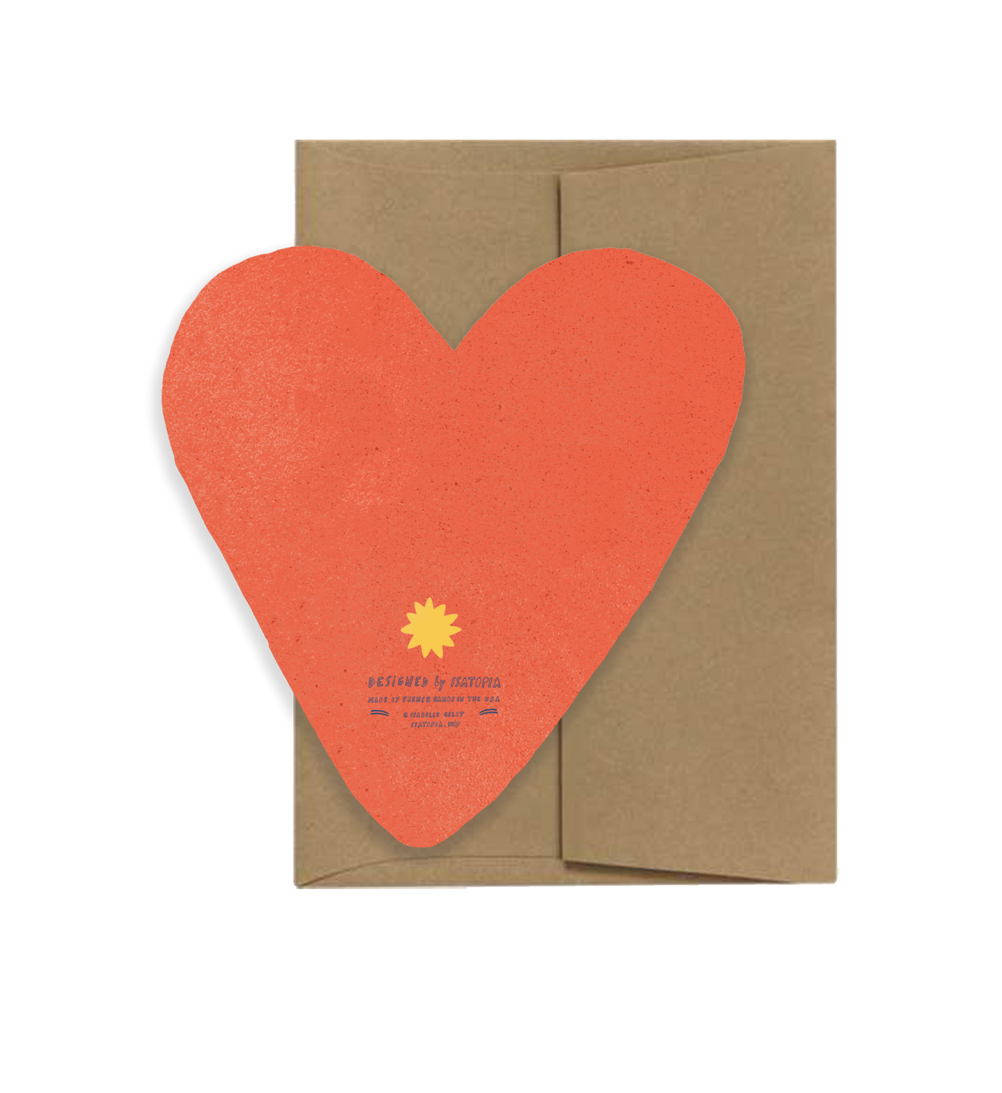 Heart Blink Die Cut Card
