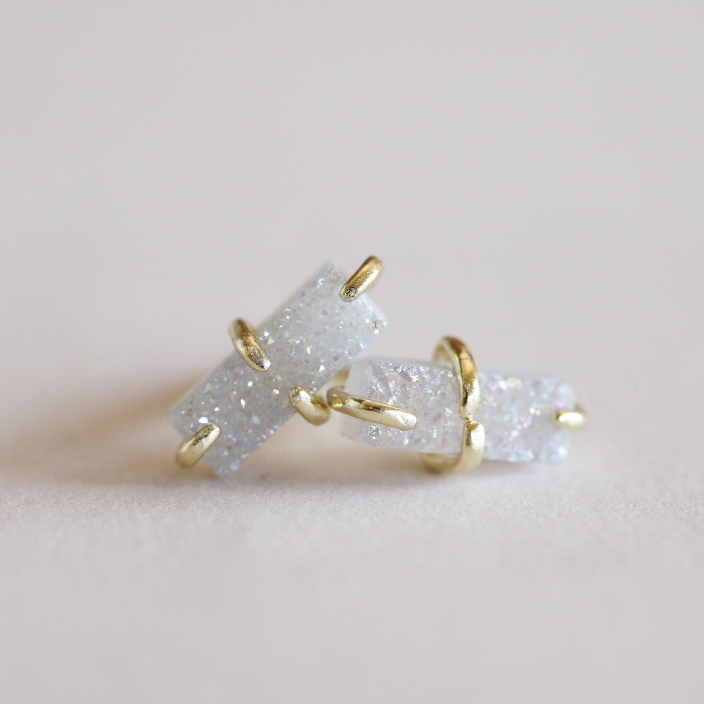 Druzy Bar Earrings