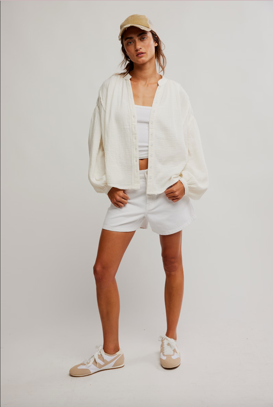 Valley Double Cloth Woven Top