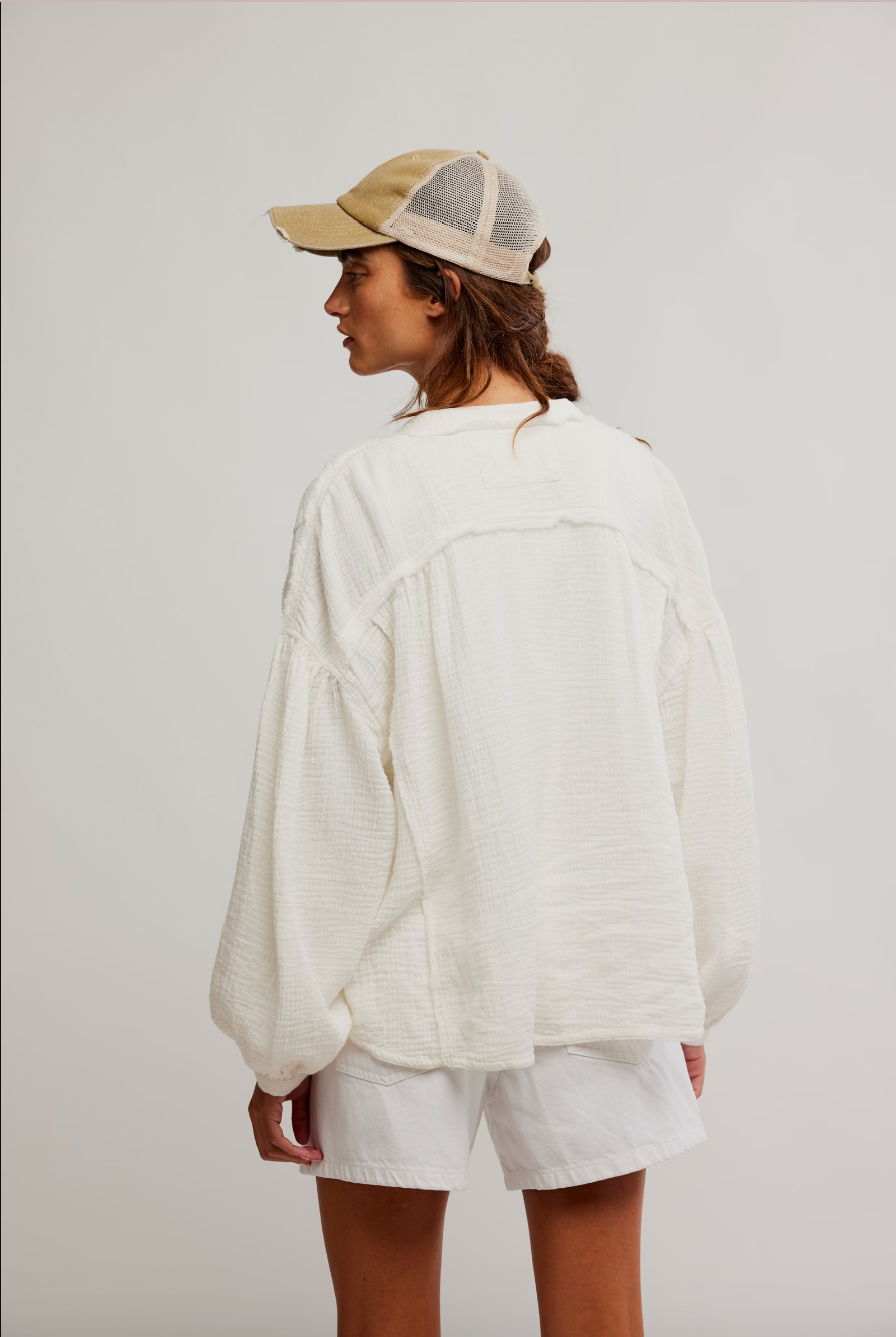 Valley Double Cloth Woven Top