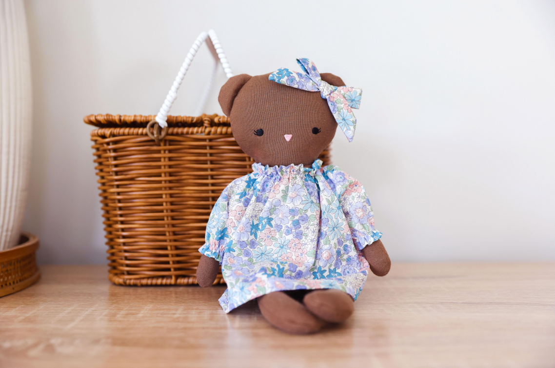 Liberty Blue Twiggy Teddy