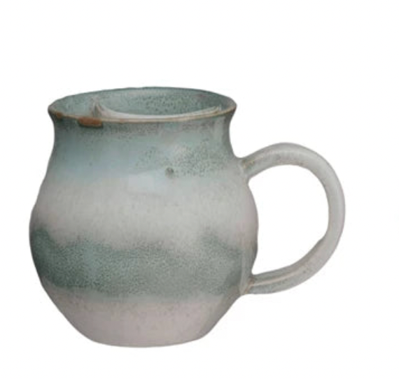 Naoko Stoneware Mug with Tea Bag Holder
