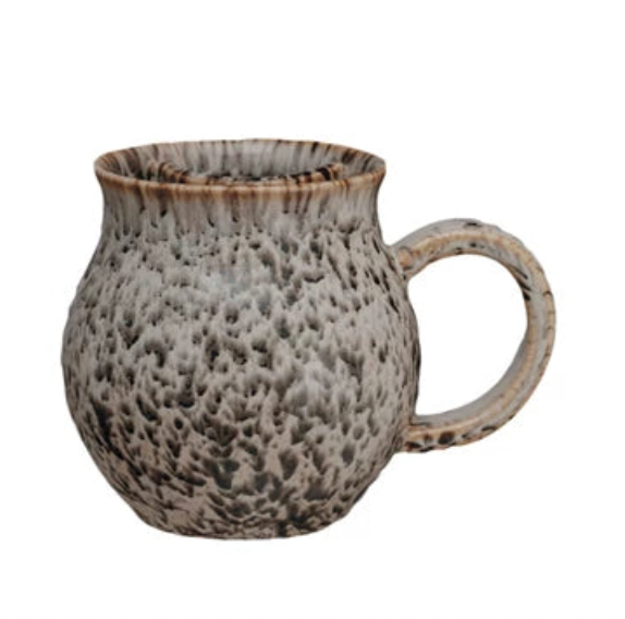 Naoko Stoneware Mug with Tea Bag Holder