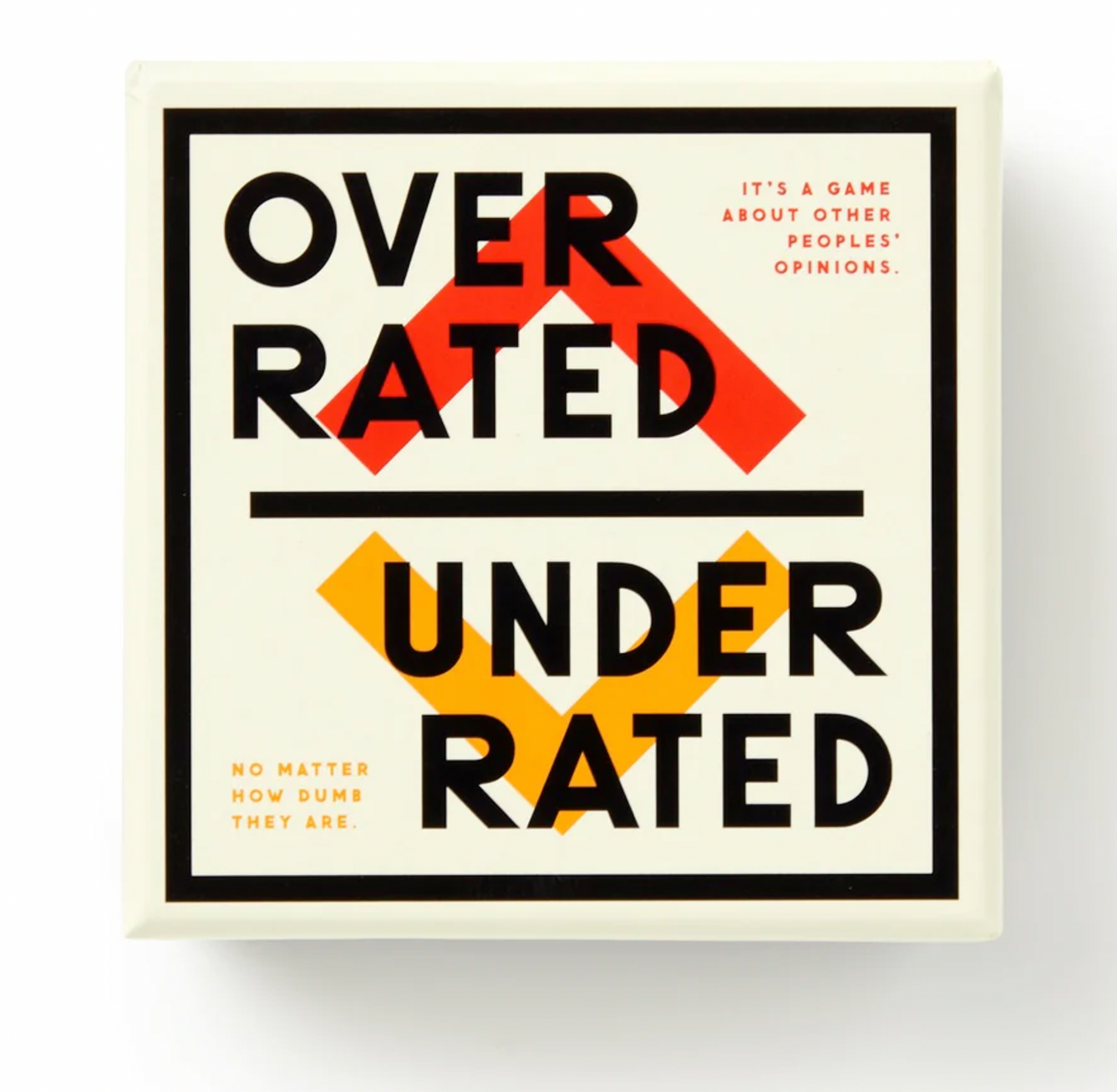 Overrated / Underrated Social Game