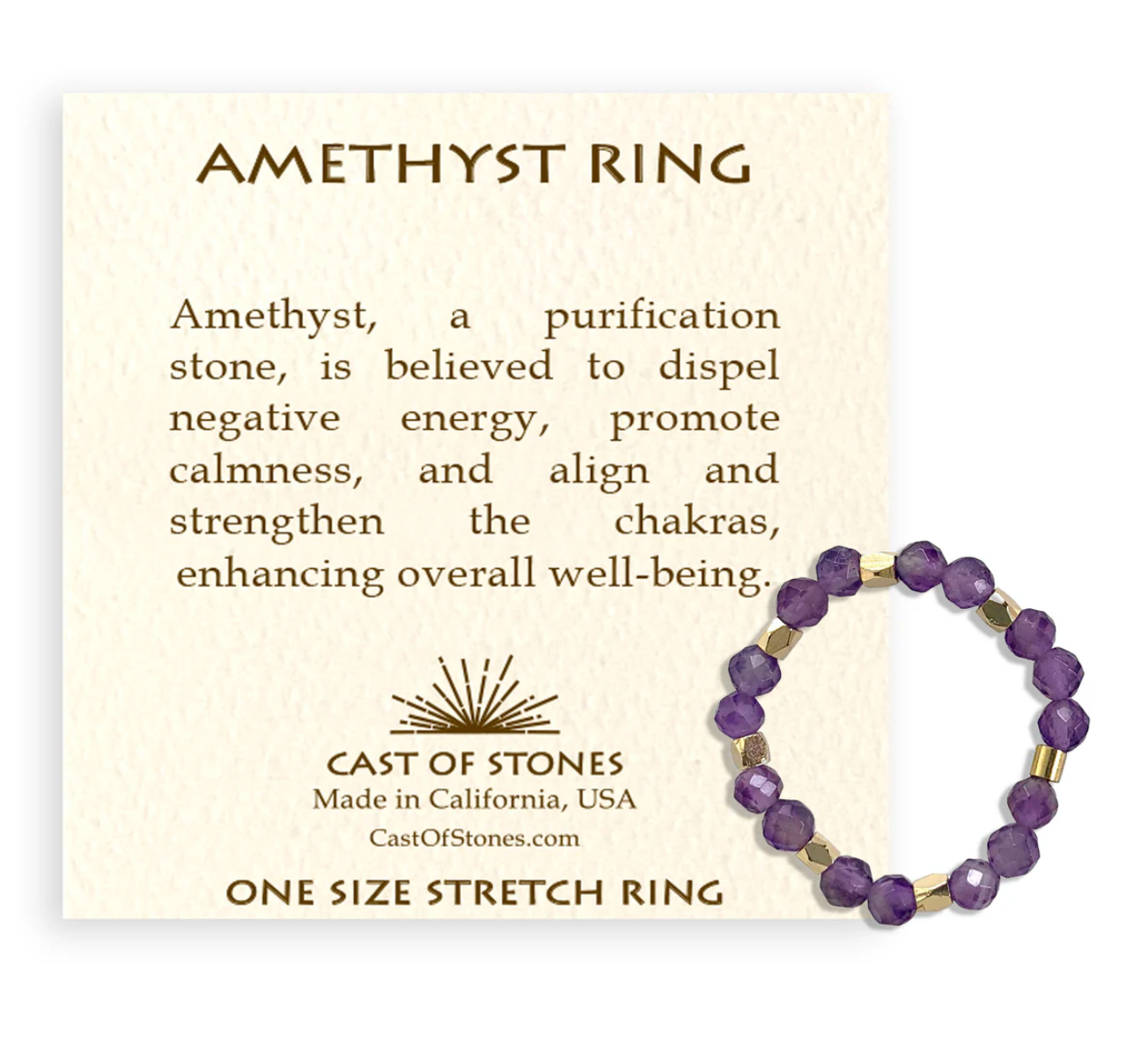 Gemstone Beaded Rings
