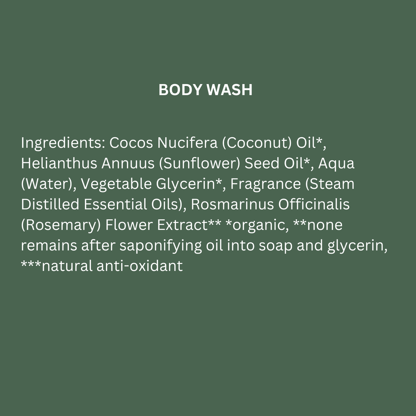 Body Wash - White Sage