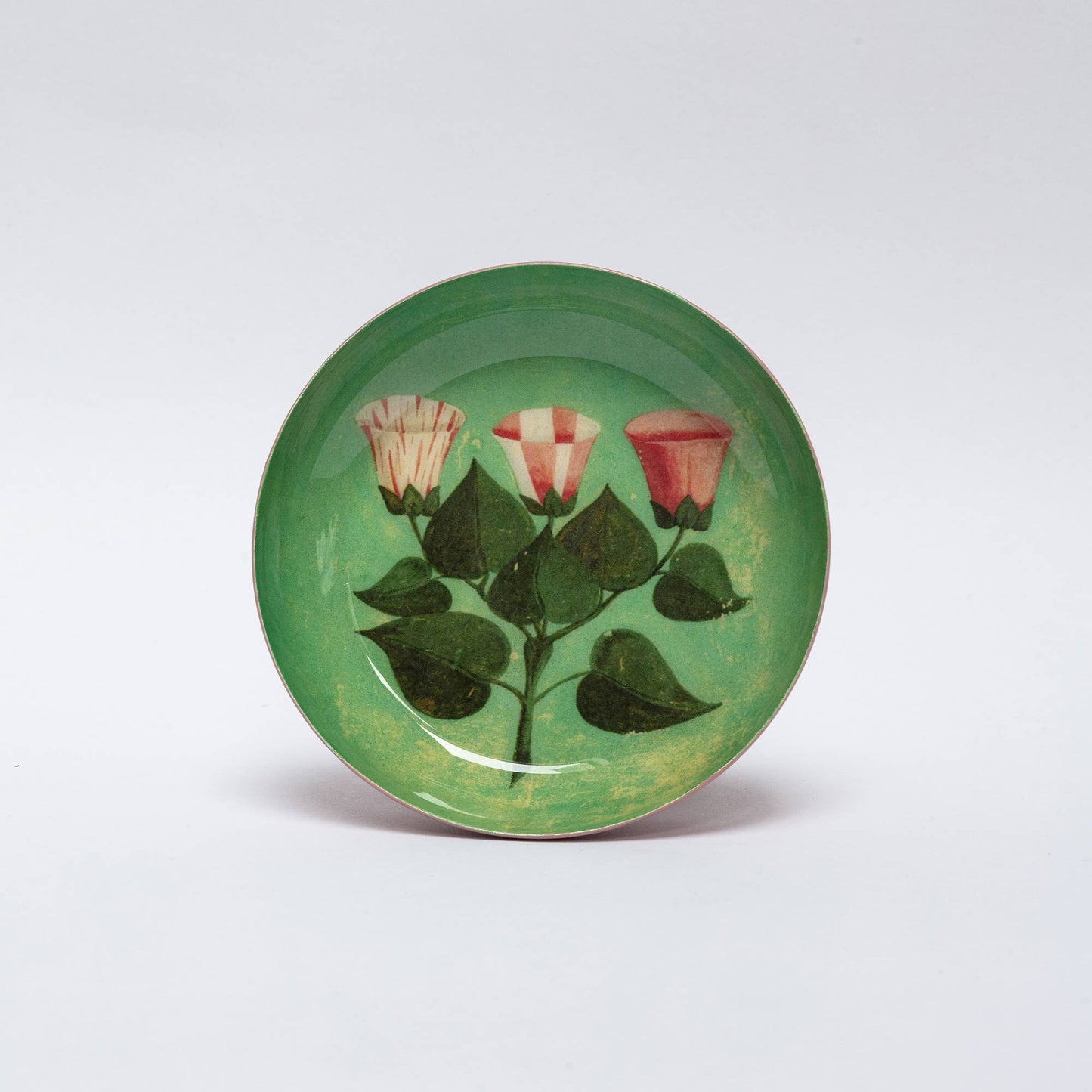 Festival of Flowers Round Enamel Tray