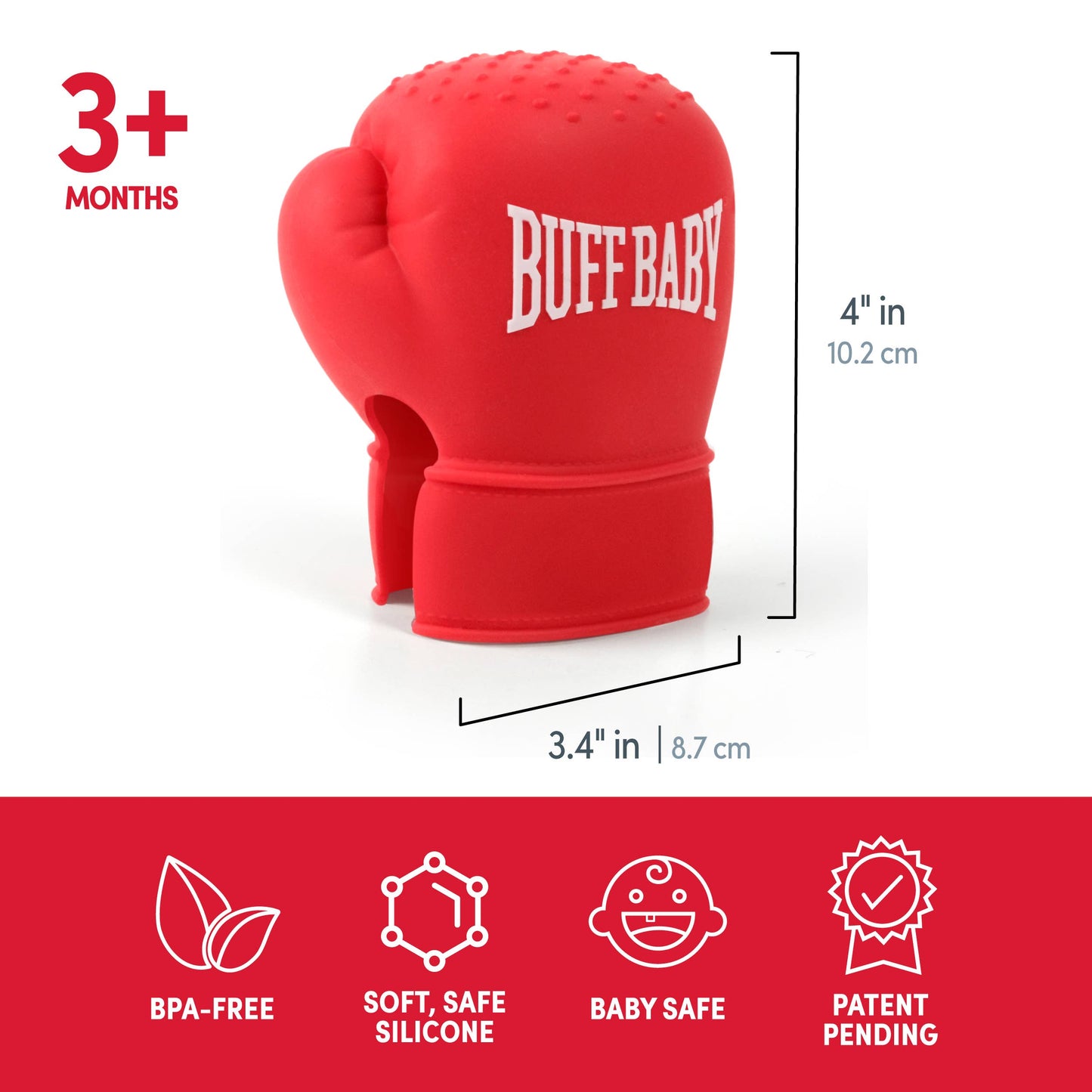 Buff Baby Boxing Glove Teething Mitt