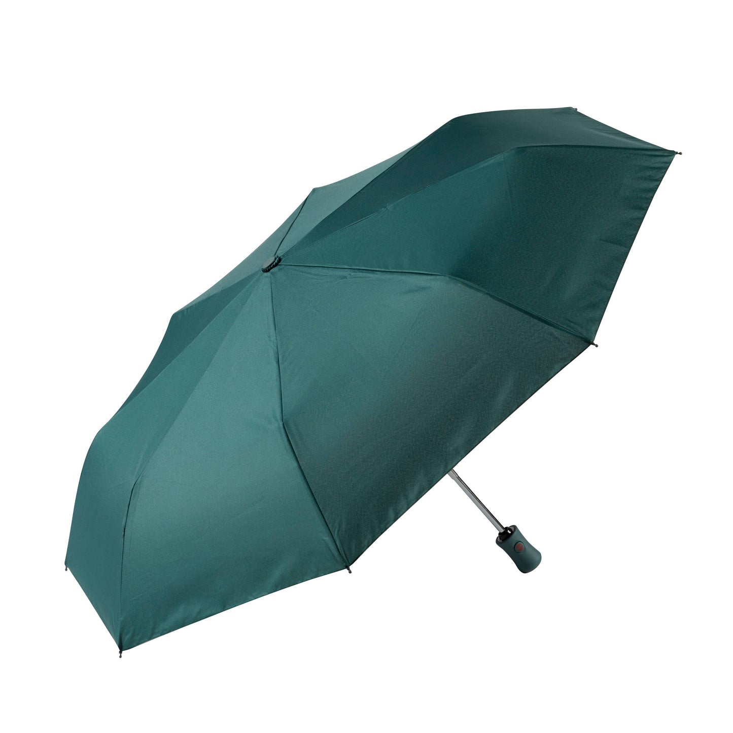Auto Open/Close Travel Umbrella- Solid Recycled Fabric