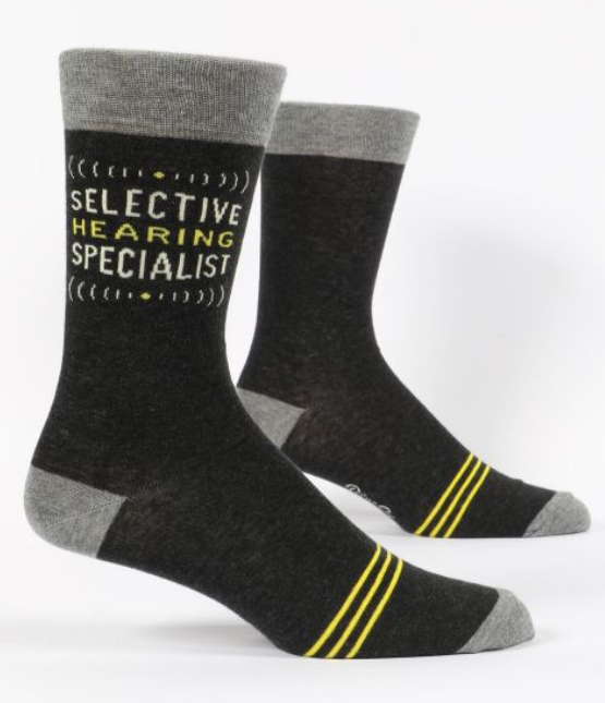 Selective Hearing Men's Crew Socks