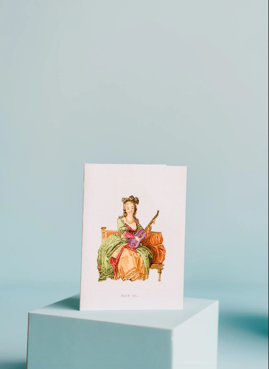 Rock On Greeting Card