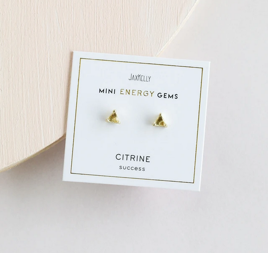 Mini Energy Gem Stud Earrings