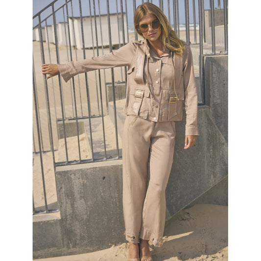 Tania Gold Detail Trousers