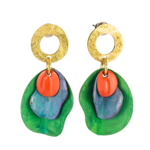 Hojas Papaya Earrings