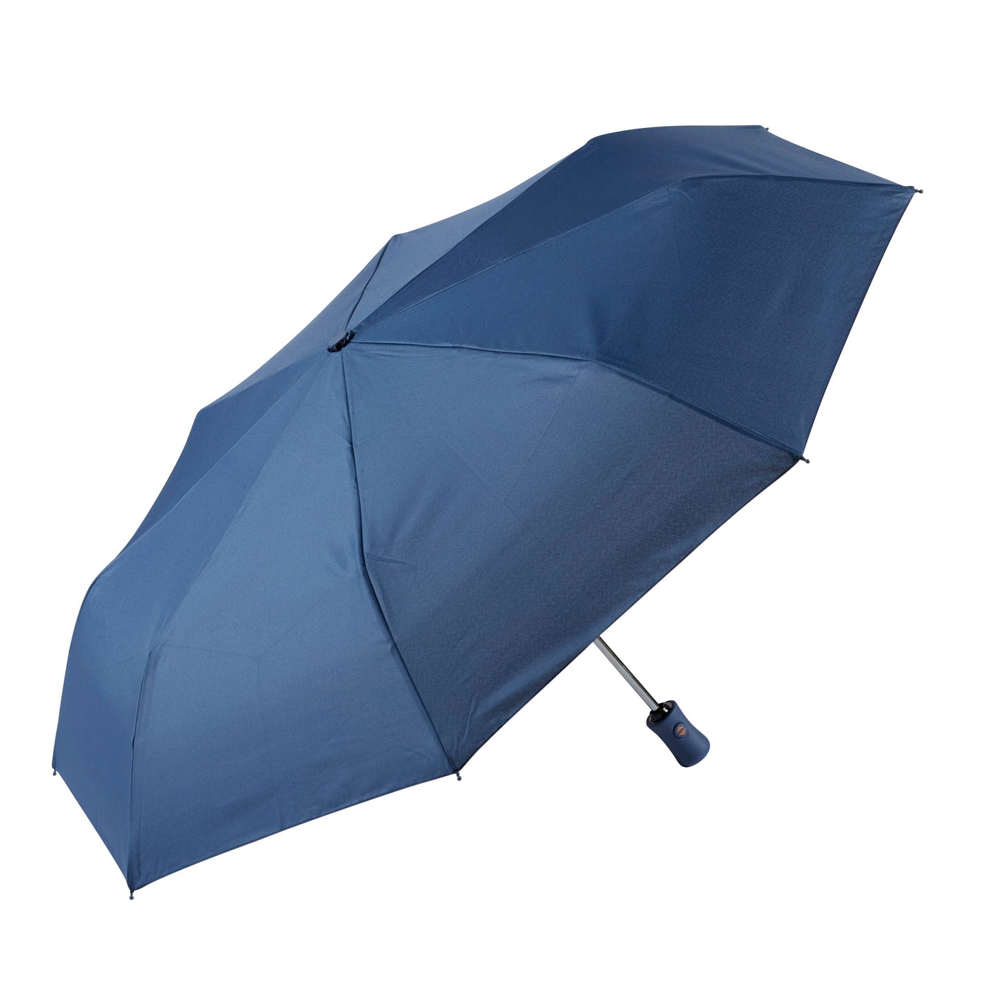 Auto Open/Close Travel Umbrella- Solid Recycled Fabric