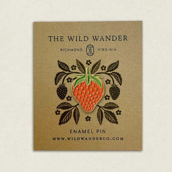 Strawberry Enamel Pin
