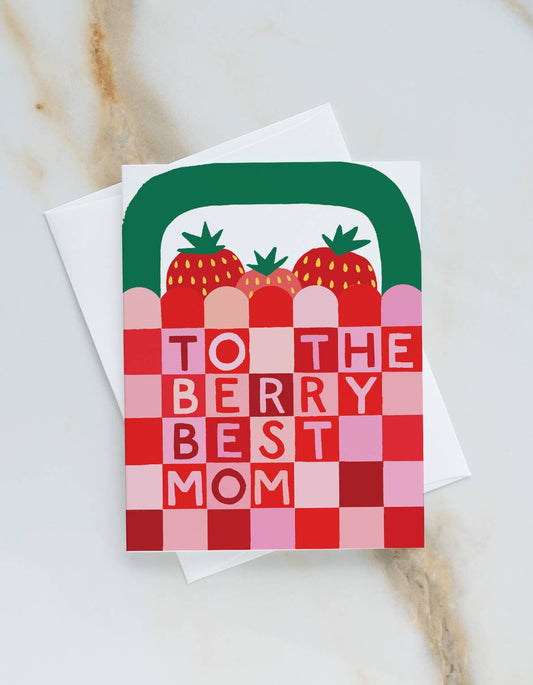 Strawberry Basket Mother's Day Greeting Card