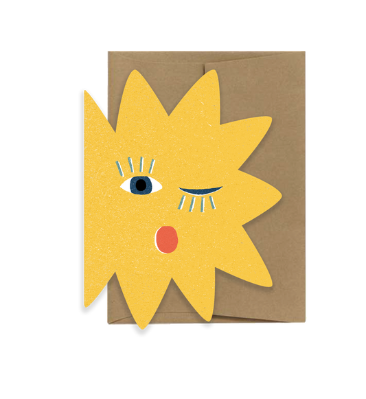 Star Blink Die Cut Card