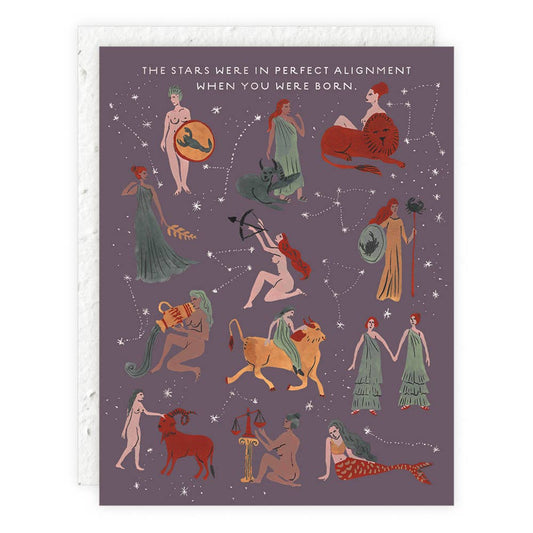 Astrological Ladies Birthday Card
