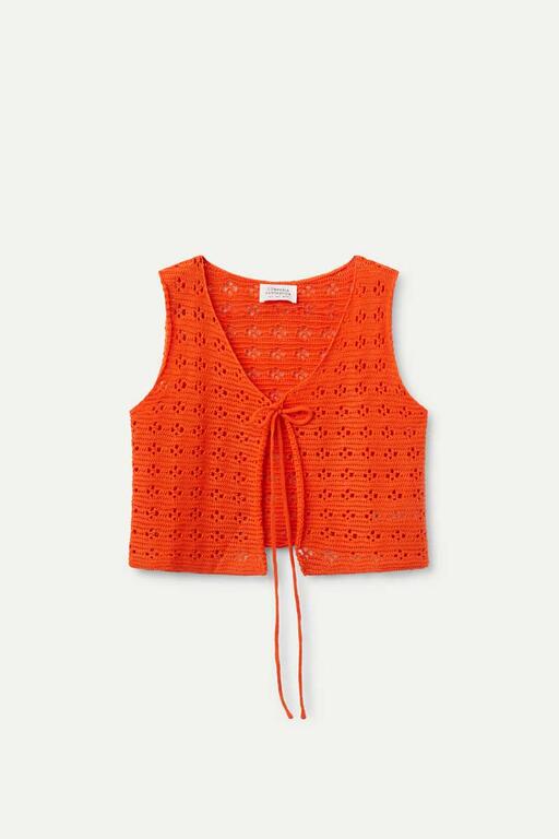Moriko Crochet Vest