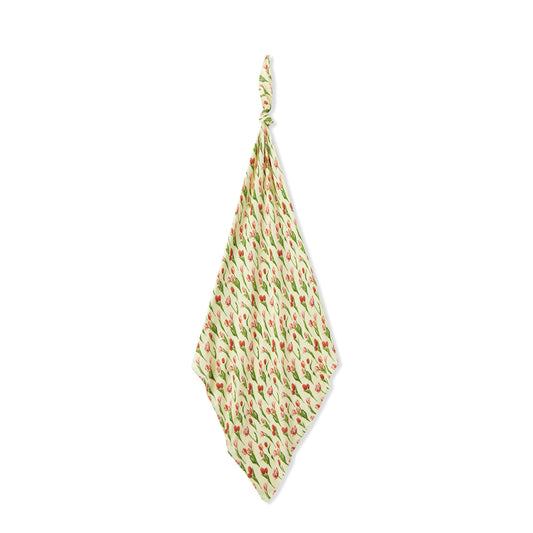 Bamboo Muslin Swaddle Blanket - Tulip