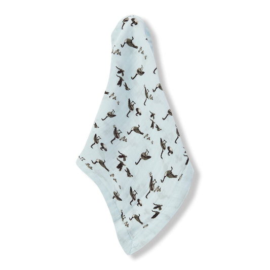 Bamboo Two Layer Muslin Mini Lovey - Goose