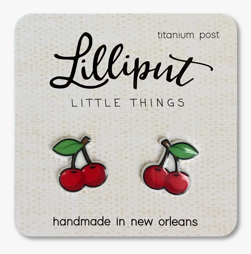 Cherry Stud Earrings