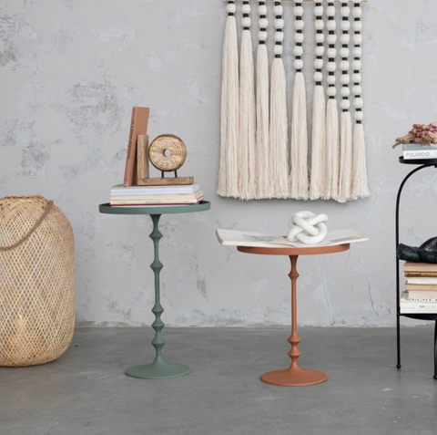 Astrid Enameled Metal Side Tables