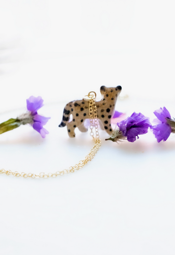 Tiny Cheetah Necklace