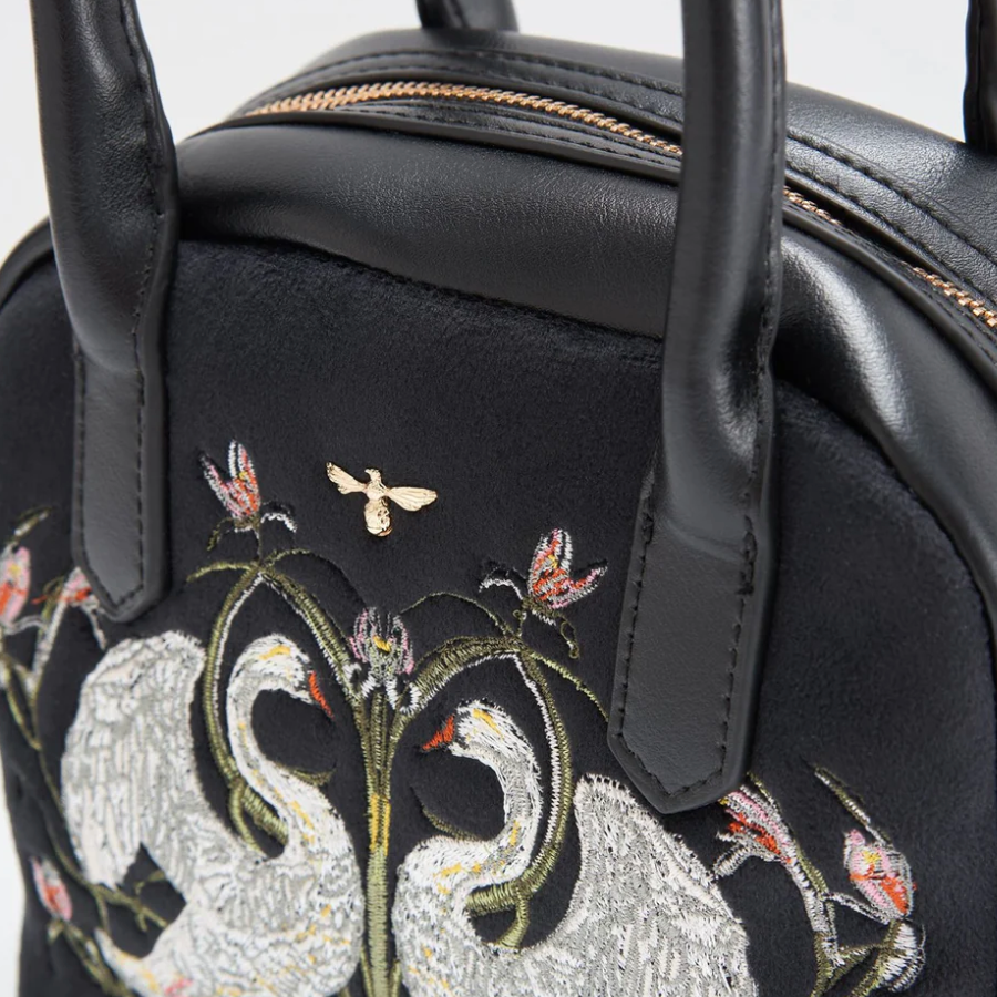 Eloise Embroidered Swan Bag