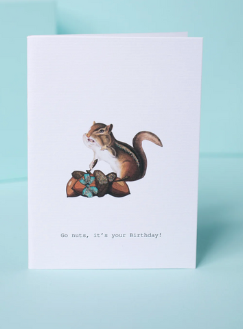 Go Nuts Greeting Card