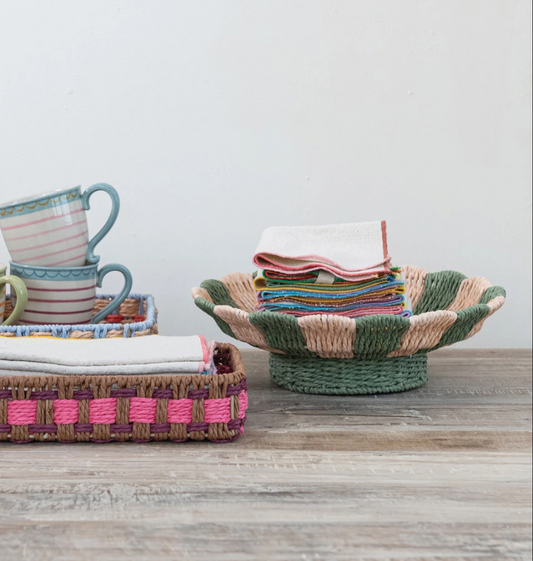 Woven Paper Rope Bowl