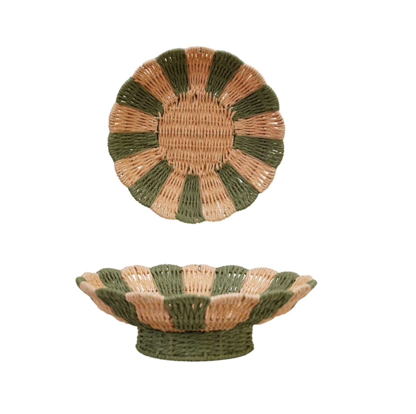 Woven Paper Rope Bowl