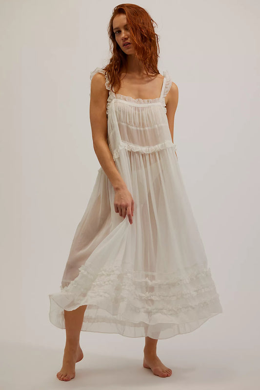 Moon Phase Midi Slip Dress