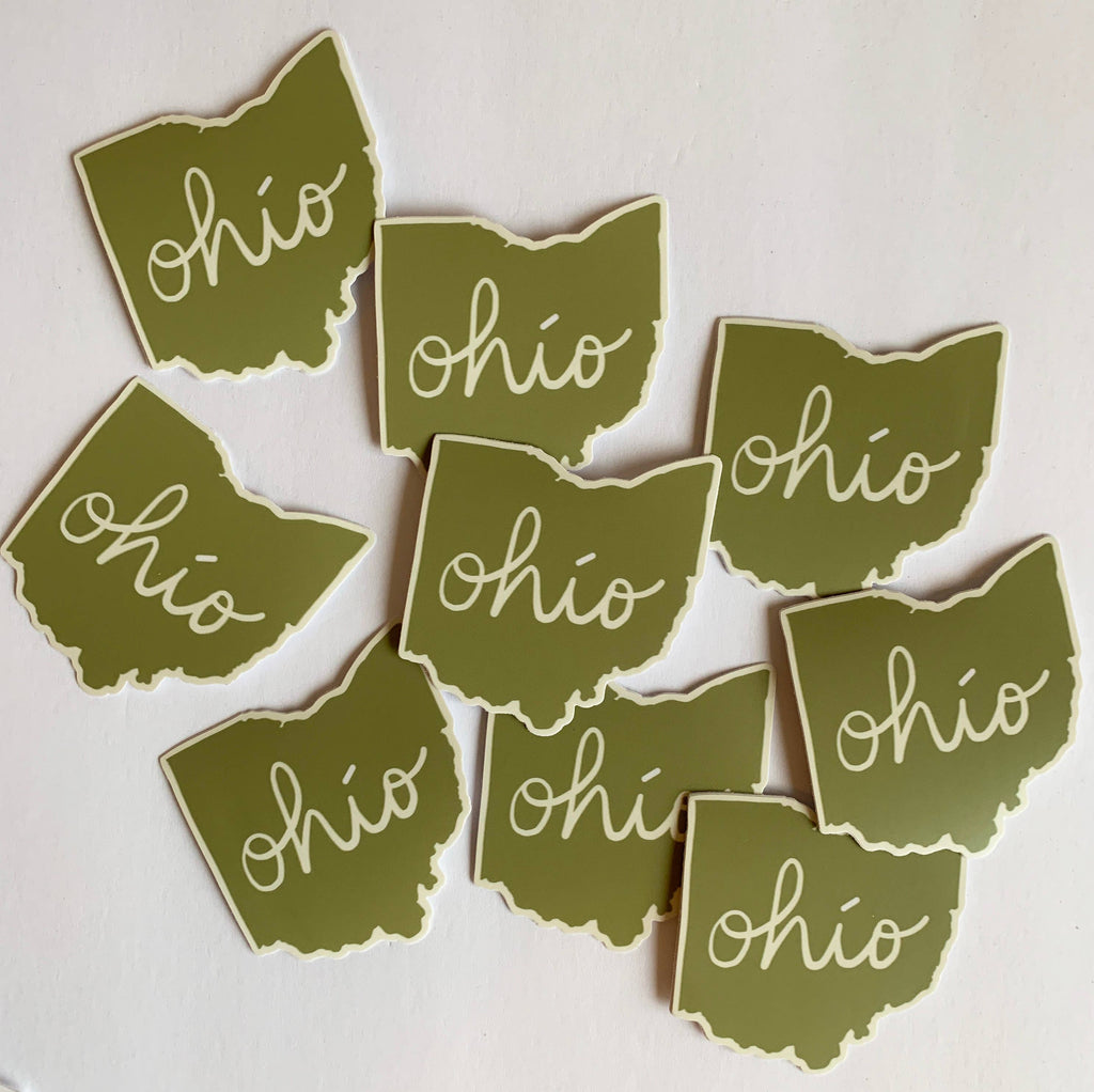Die-Cut Vinyl Ohio Sticker