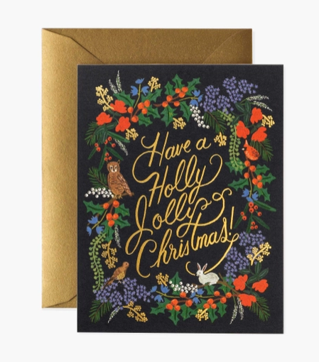Holly Jolly Christmas Card