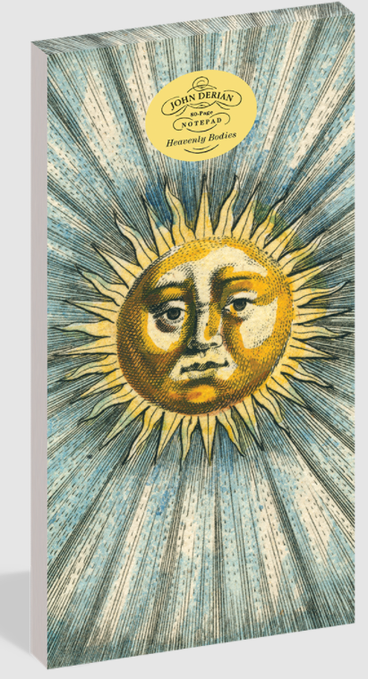 John Derian Heavenly Bodies Notepad